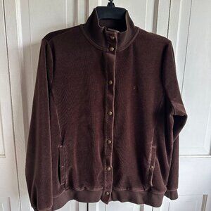 Lauren Ralph Lauren velour jacket Plus size 1X Pre-Owned Good condition